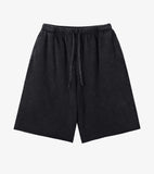 Men Scattered Edge Vintage Washed Shorts