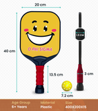 Pickleball Racket Set of 4 with Lightweight High-Elastic for Family Fun