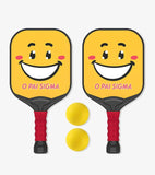 Pickleball Racket Set of 2 with Lightweight High-Elastic for Family Fun