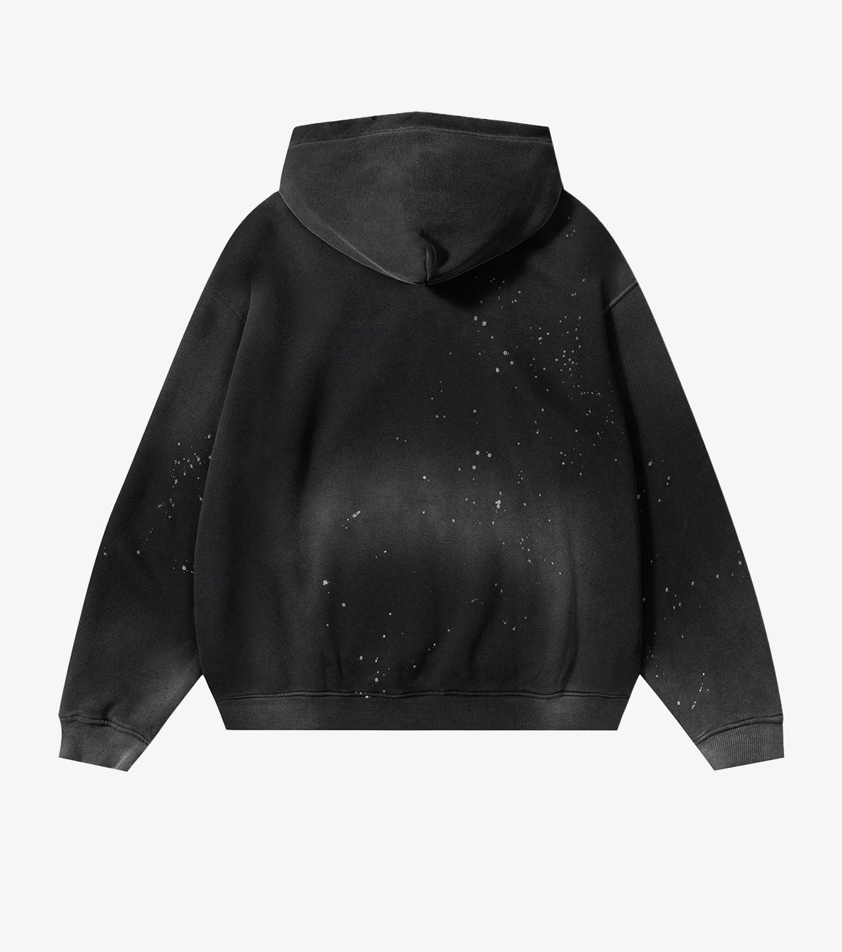 Unisex Vintage Wash Frayed Fleece Hoodie