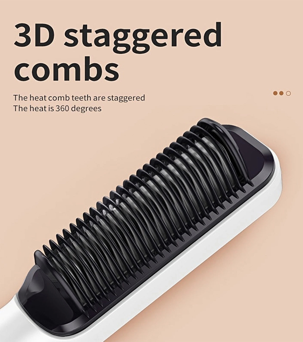 Preheated Hair Straightening Comb