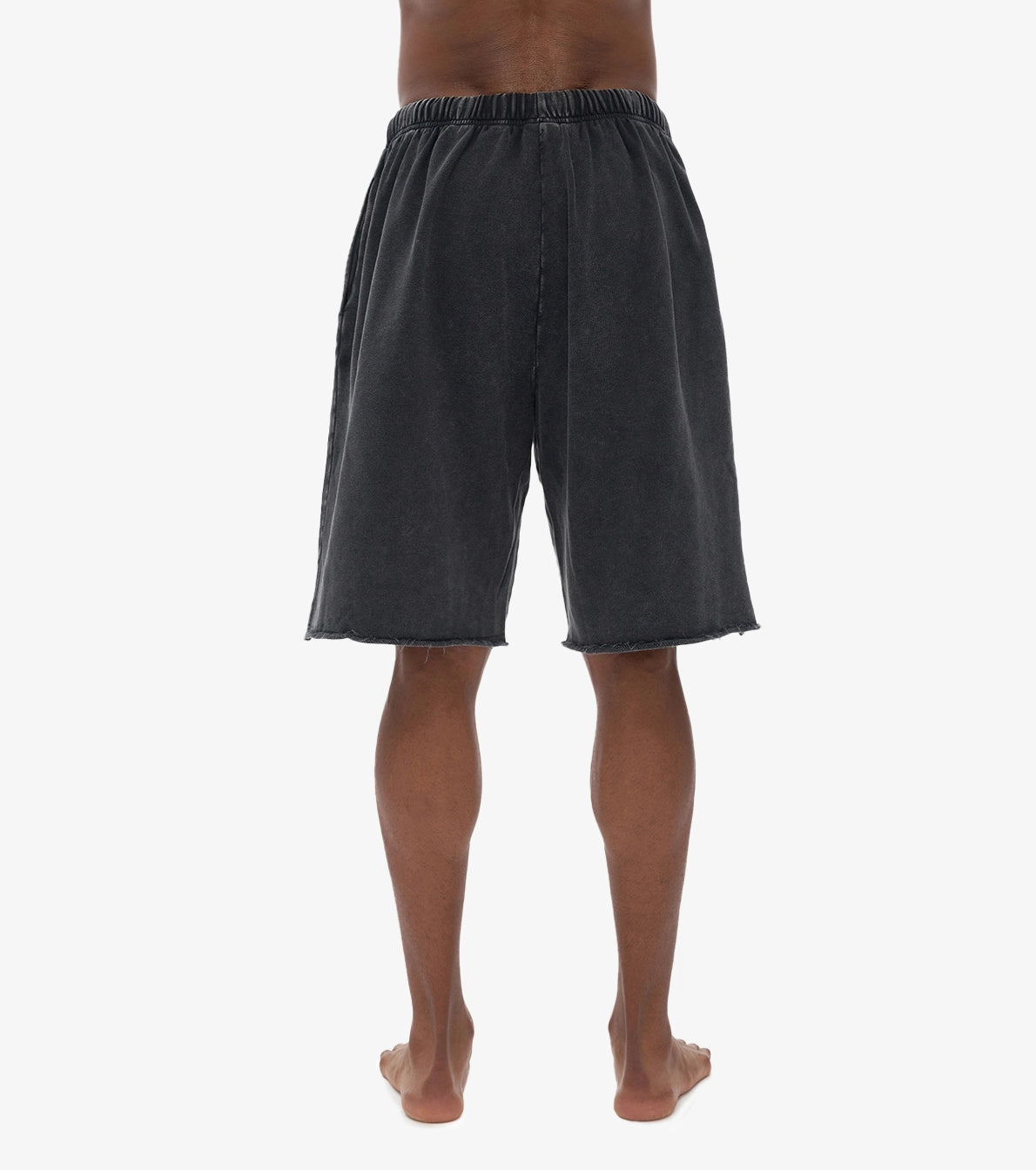 Men Scattered Edge Vintage Washed Shorts