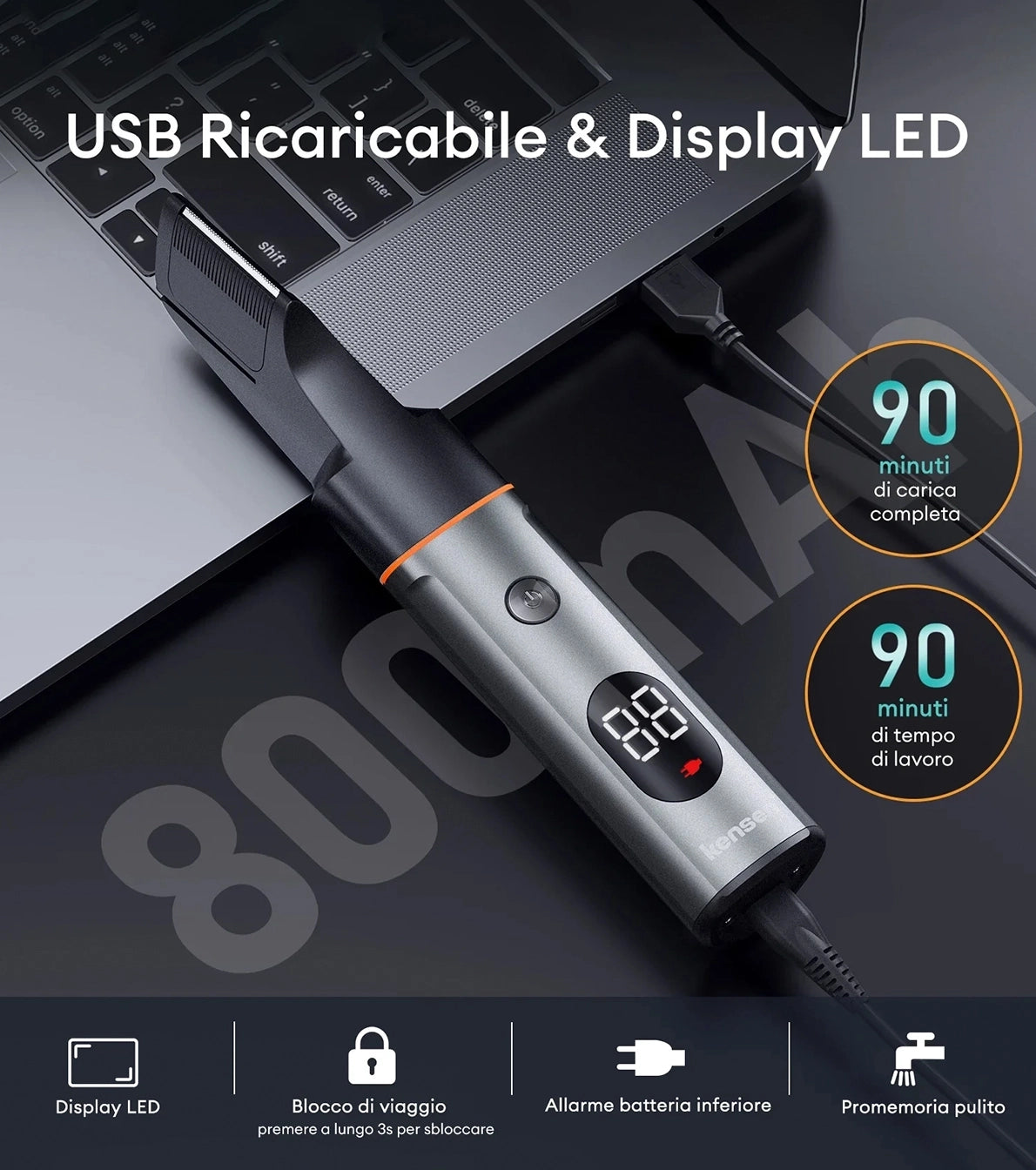 3-in-1 Men's Body Hair Trimmer