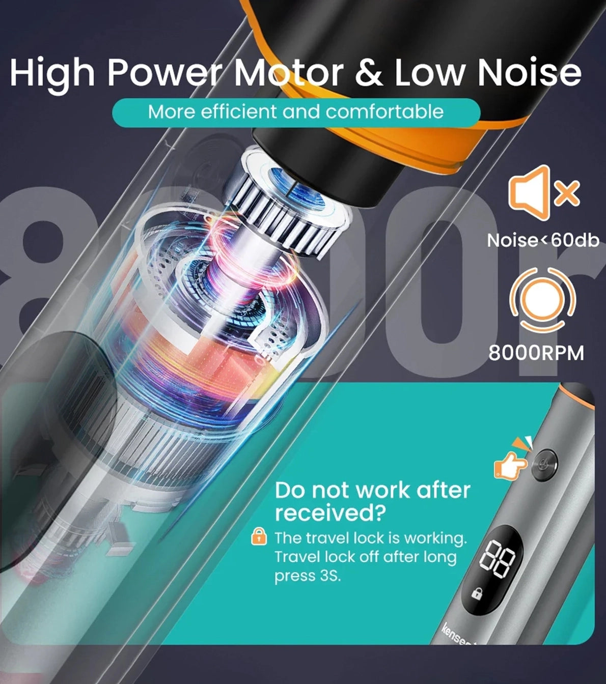 3-in-1 Men's Body Hair Trimmer