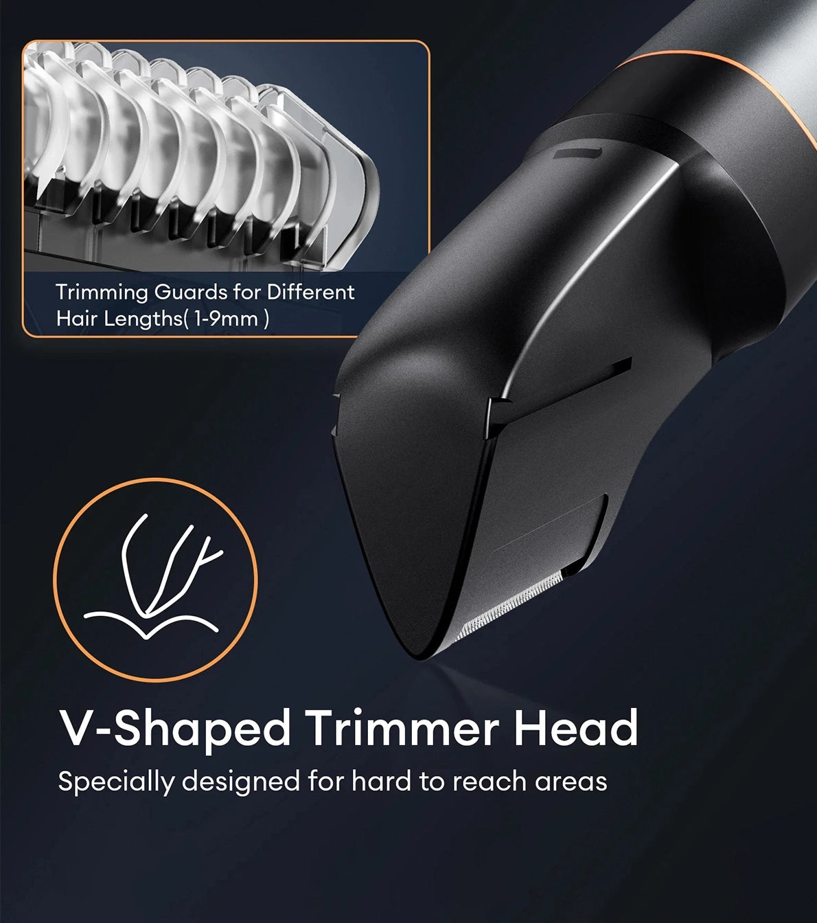 3-in-1 Men's Body Hair Trimmer