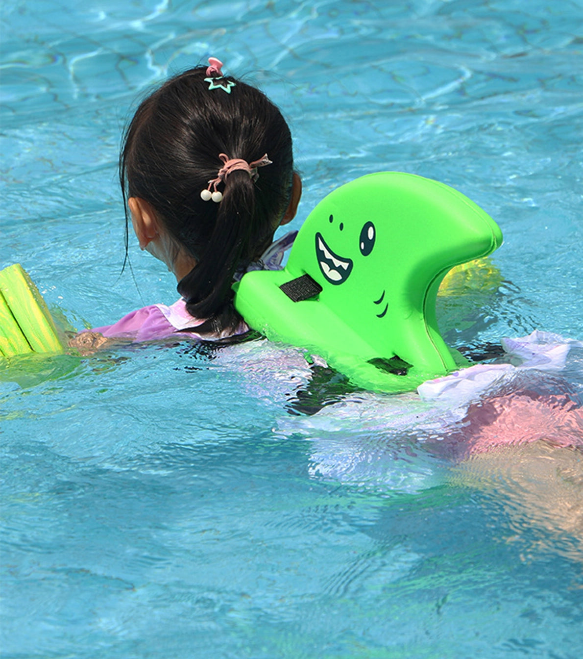 Children swimming training shark fin back floating board- set of 3