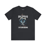 Solo Traveler T-Shirt - Adventure Awaits Tee for Explorers