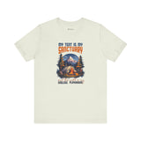 Adventure-Inspired Unisex Jersey Short Sleeve Tee - 'My Tent is My Sanctuary'