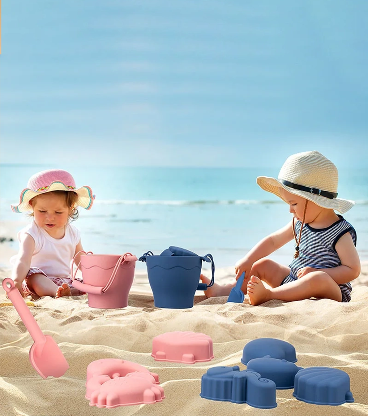 Eco-Friendly Beach Sand Toy Set (8-Piece)