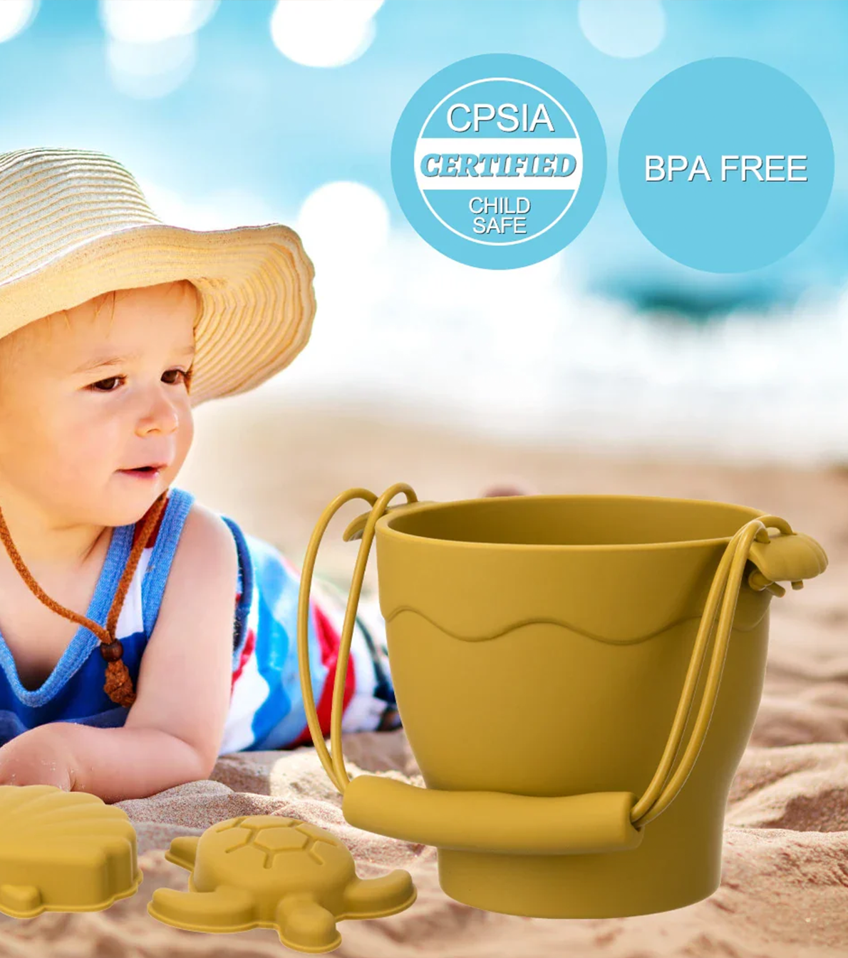 Eco-Friendly Beach Sand Toy Set (8-Piece)