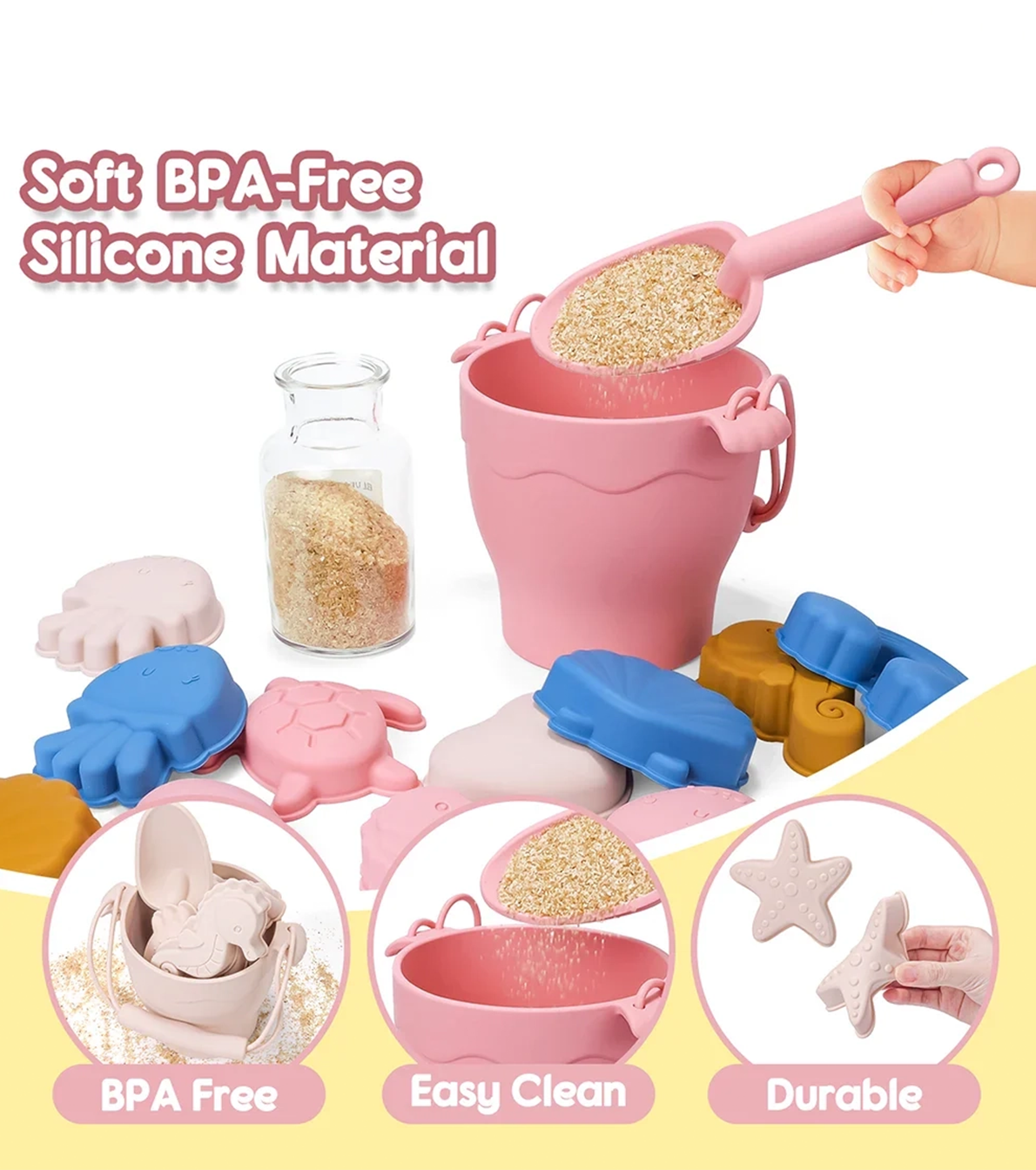 Eco-Friendly Beach Sand Toy Set (8-Piece)