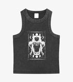 Dad Fang Snow Washed Tank Top