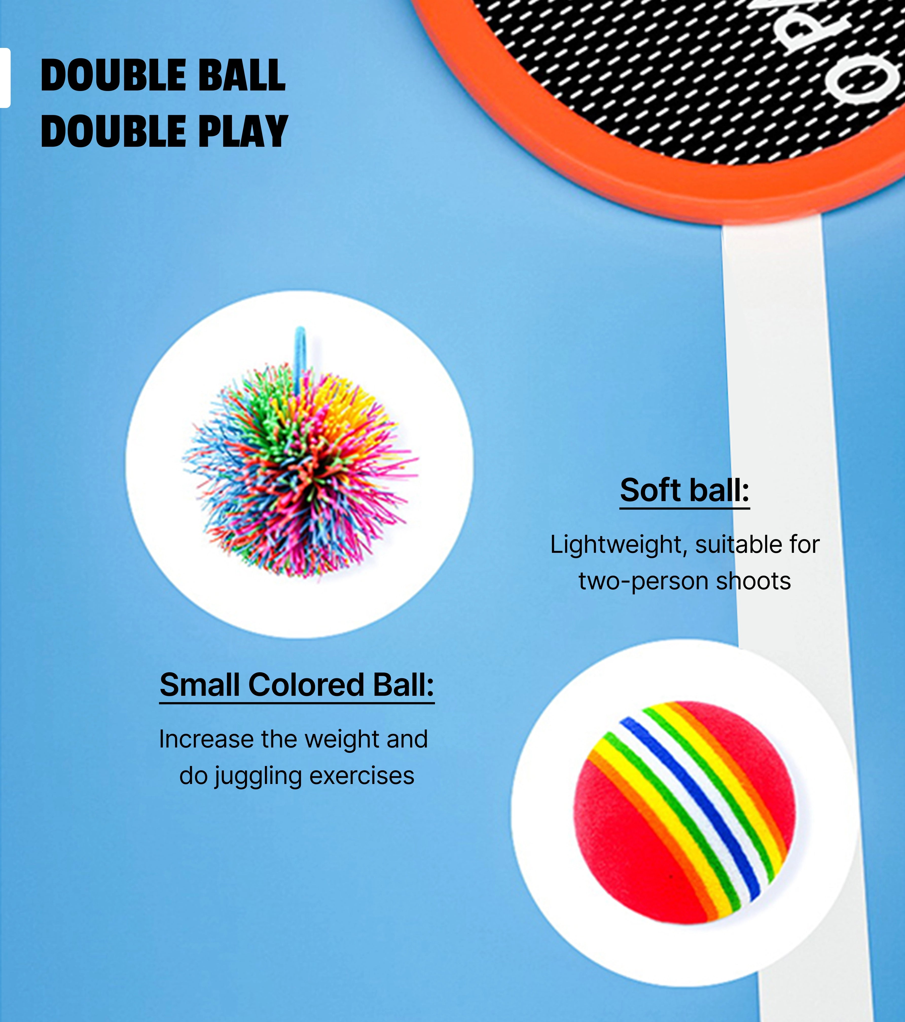 Children's Entry Training Tennis Racket Badminton Racket Set