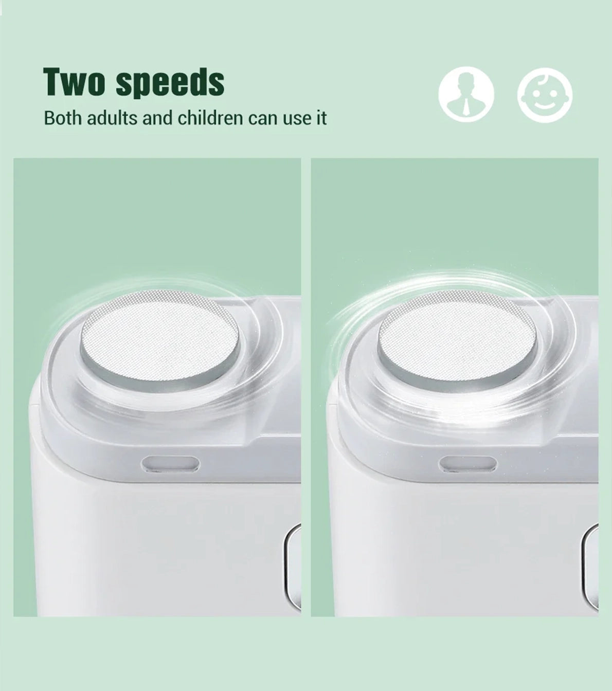 2 in 1 Electric Nail Clipper Automatic Polishing Nail Trimmer