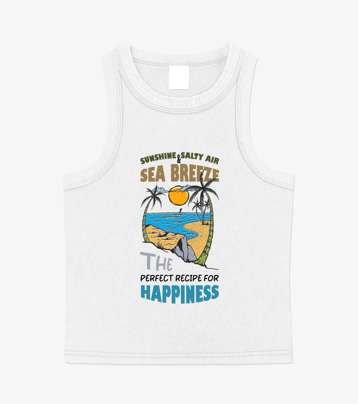 The Perfect Recipe of Happiness Snow Washed Tank Top